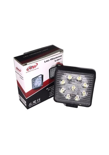 Aempart Çalışma Lambası 9 Led 27w Kare Aem18 1025