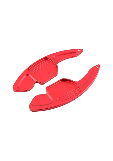 Vkemall Audi A3/a4l/a5/a6/a7/a8/s5 İçin Alüminyum Vites Kaydırıcı, Cnc İşleme, Anti-kayma, Kırmızı, Kol Saati Vites Paddles Diğer