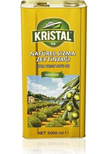 Kristal Yumuşak Doğal Zeytinyağı 5 L