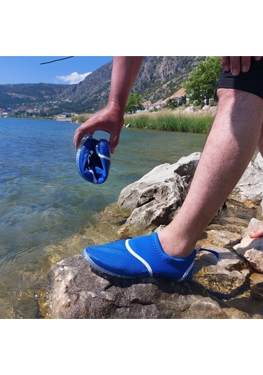Serabien G Sax Mavi Kaydırmaz Taban Havuz Deniz Sörf Ayakkabısı 001