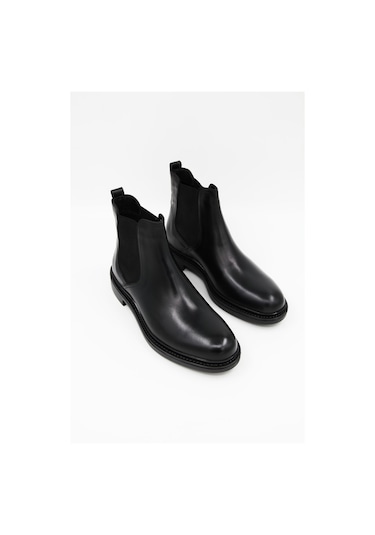 Alberto Rossi 201 2984 Erkek Klasik Bot - Siyah-siyah Alberto Rossi 201 2984 Erkek Klasik Bot - Siyah-siyah