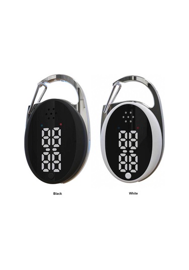 Xiyyadms Siyah Ultrasonik Sinek Kovucu Taşınabilir Anahtar Kemerli 360 Koruma 3 Seviye Ayar İle Zaman Gösterici