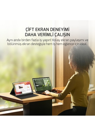 Ezcool Lite E15t 15.6 İnç 60hz Fhd Portable Taşınabilir Dokunmatik Monitör