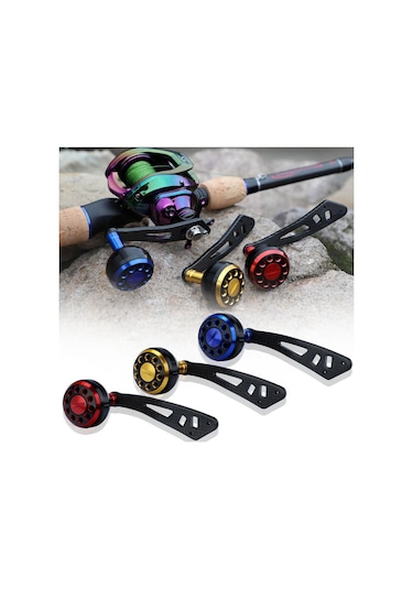Mavi Sougayilang Balıkçılık Reel Kolu Rocker Baitcasting Balıkçılık İçin Güçlü Dayanıklı Balıkçılık Reel Kolu