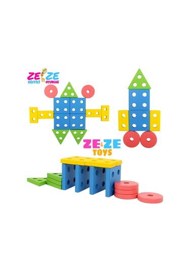 Montessori Ahşap Oyuncak 5 Li Set