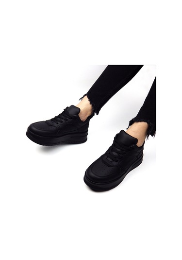 Hatege Baia Siyah Kadın Sneaker Ayakkabı Siyah