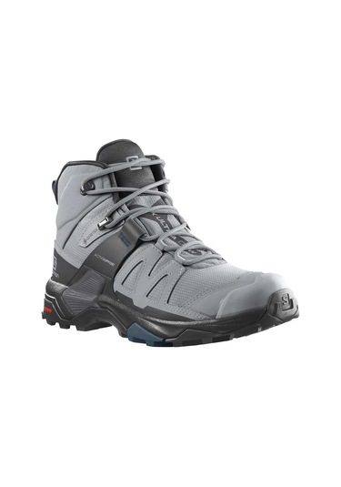 Salomon 416249 X Ultra 4 Mid GTX W Quarry/Black/Legion Blue Kadın 36 Gri