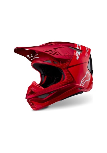 Alpinestars Sm10 Flood Off-Road Motosiklet Kaskı Kırmızı
