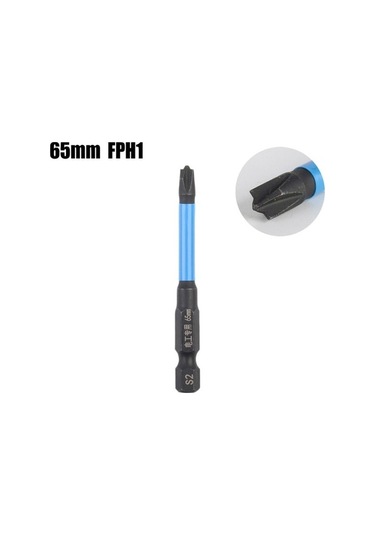 65 Mm Fph1 1/2 Adet Manyetik Özel Çapraz Tornavida Bit Alaşımlı Çelik Toplu Kafa Tornavida Manyetik Tornavida Fph1 Fph2 Fph3 El Aletleri 3192