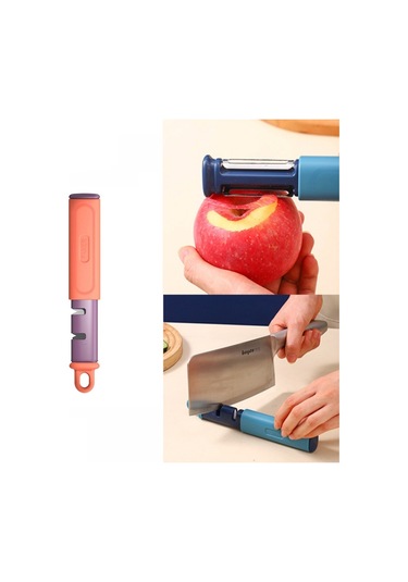 2 Arada 1 Paslanmaz Çelik Soyucu Tungsten Çelik Bileme Turuncu Diğer