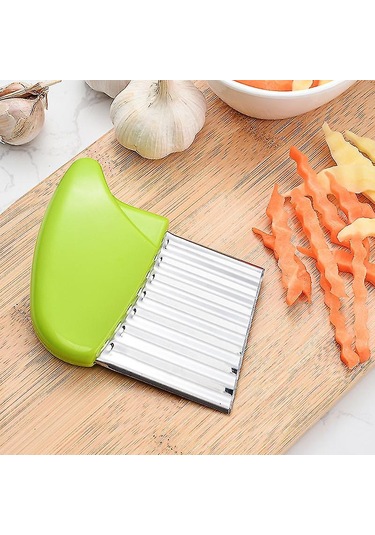 Paslanmaz Çelik Patates Dilimleyici, Meyve Ve Sebzeler İçin Uygun, 4 Adet, Çok Renkli Diğer