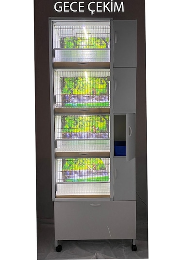 İstanbul Kafes Model 1Dy Pvc Kuş Dolabı