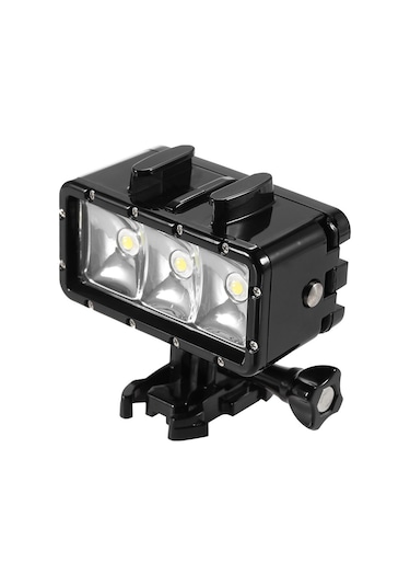 Yifomall 30 Metre Su Geçirmez Led Feneri - 300 Lumen, 3 Mod, Spor Kameralar İçin Gopro, Sjcam, Xiaomi Uyumlu Diving Fotoğraf Doldurma Işığı Çok Renkli