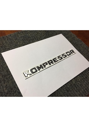 Mercedes Kompressor Yazı