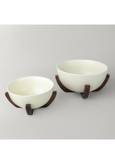 Linens Curve 18 Cm Sunum Kasesi Ekru Ekru