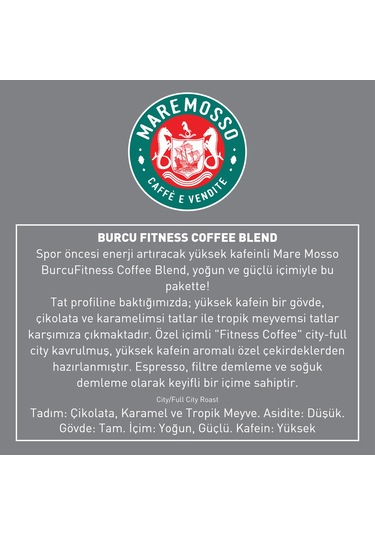 Mare Mosso Burcu Fitness Coffee 1 KG