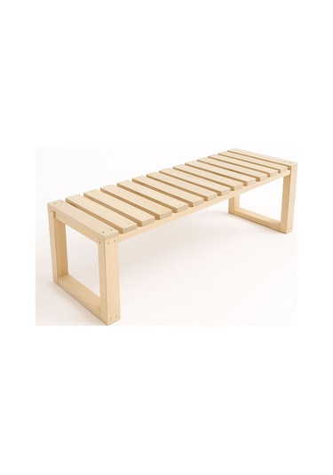 Dekorela Ahşap Bench Naturel