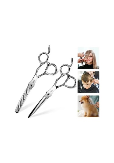 Pazly Profesyonel Saç Kesim Makası Gümüş Renk - Kaliteli Ve Hassas Gümüş