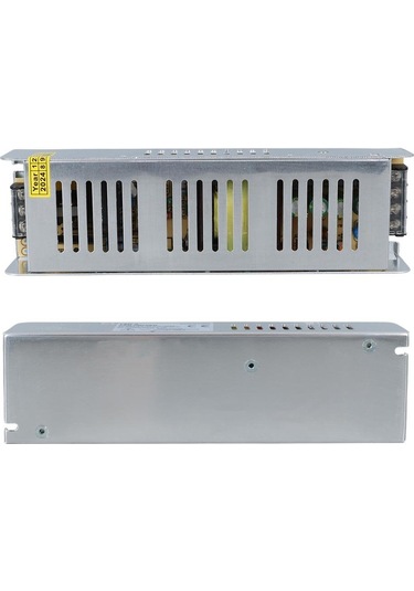 Ledx Aln-m2485s 24 Volt 8.5 Amper Slim Metal Kasa 200x60x40mm