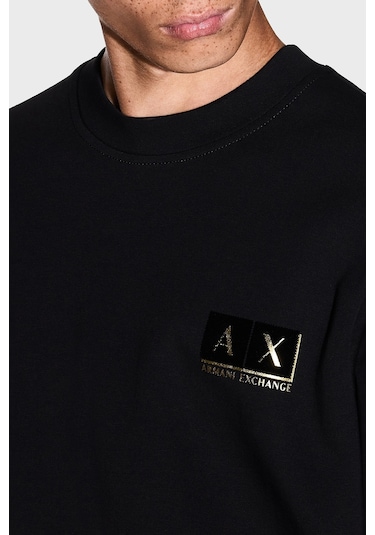 Armani Exchange Erkek Sweat Xm001892 Af10818 Mc004 Siyah-gold Siyah-gold