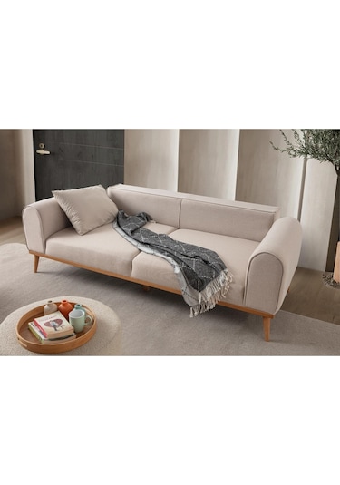 Rebull 3'lü Koltuk Sütlü Kahve