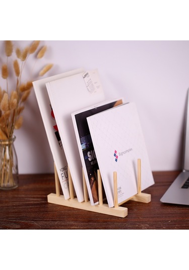 Geeroyoo Ahşap Mutfak Organizer: Tabak, Kase Ve Cd Rafı 5 Çubuklu 4 Bölmeli, A004 Modeli Diğer