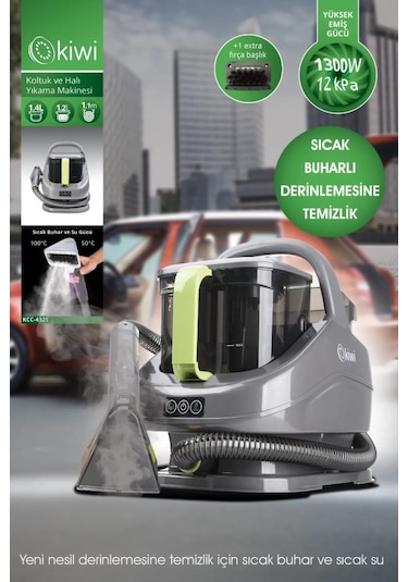 Kiwi KCC-4321 Buharlı Koltuk - Halı Yıkama Ve Leke Çıkartma Makinesi