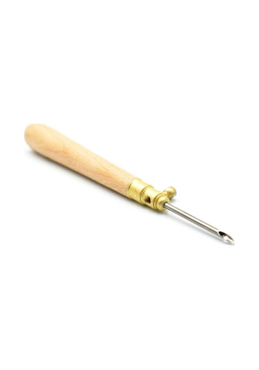 Nurge Ince Ahşap Saplı Panç Tığı - 1.20mm - 1.60mm- 2.20mm 3 Adet