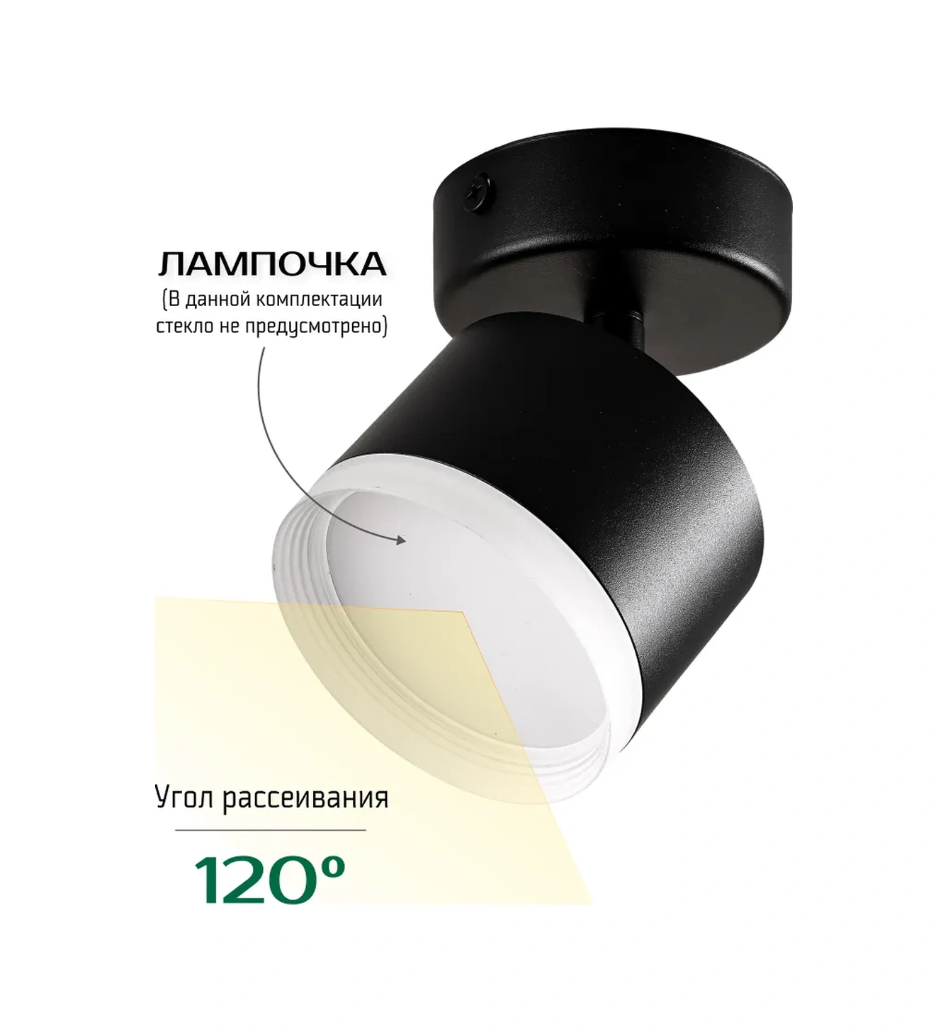 Truenergy Duvara/tavana Monte Edilebilen Döner 220v Şebeke Doğrudan Spot Armatür 181700582 Siyah