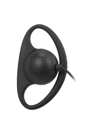 Electric Kask Telsizi İnterkom Kulak Kancalı Kulaklık Siyah K Head P109-pk01-g4 Kenwood, Baofeng, Retevis Uyumlu 34g, Evrensel Model