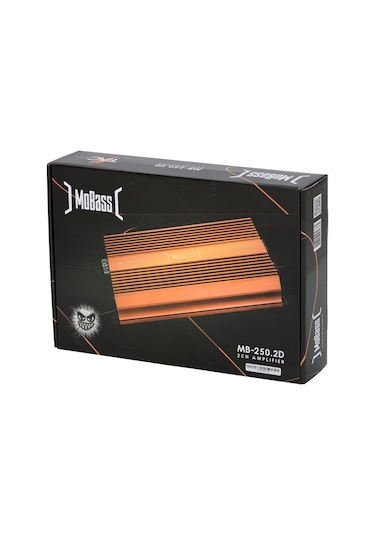 MoBass 2X375 W 2 Kanal Subbass Oto Amfi MB-250.2D