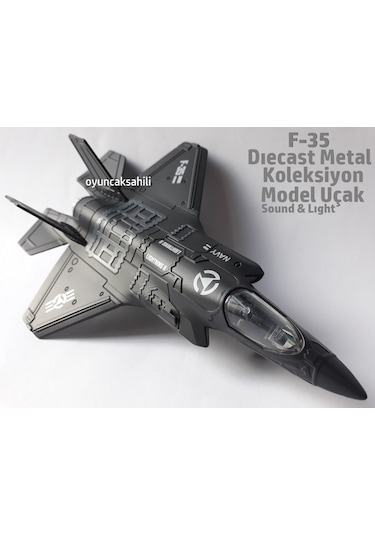 F35 Uçak Amerikan 5. Nesil Savaş Uçağı Metal Model F-35 Oyuncak