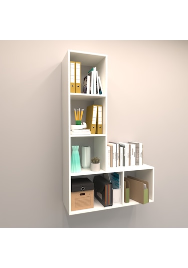 Rafkestir Atlas Duvar Raf Set Beyaz ( Parlak )