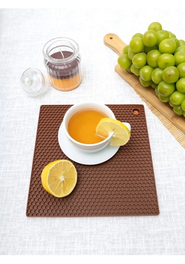 Arrıchi Sıcak Yemekler İçin Mutfak Silikon Standı 228362810 Kahverengi