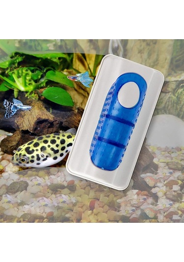 Cc Ggball Esinti Balık Tankı Temizleyici Fırça Yüzen Akvaryum Manyetik Balık Tankı Cam Yosun Scrubber Temizleyici Fırça Araçları Temizleme Ekipmanı Balık Tankı Aksesuarları 2 Adet