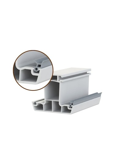 PİMAPEN KAPI PENCERE CONTASI SIZDIRMAZLIK 50MT GRİ/SİYAH