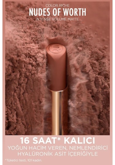 L'Oreal Paris Color Riche Intense Volume Matte Ruj 570 Worth It Intense