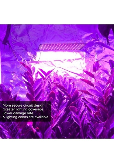 Besthome1 Üçgen Led Bitki Büyüme Lambası, 4 Bant 6 Renk, Ultra İnce Askı Fito Lambası, Diğer Diğer