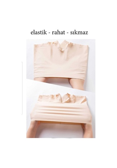 Royaleks 3 Adet Kadın Dikişsiz Görünmez Iz Yapmaz Mini Şort Boxer Ten