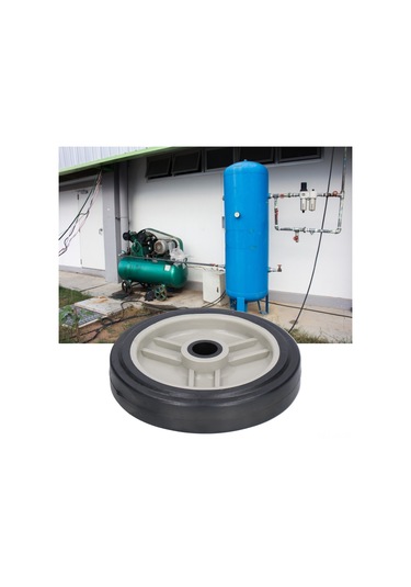 Yifomall Hareketli Kompresör Tekerlekleri - Abs Malzeme, Dayanıklı Ve Kolay Taşınabilir 4 İnç Endüstriyel Tekerlek