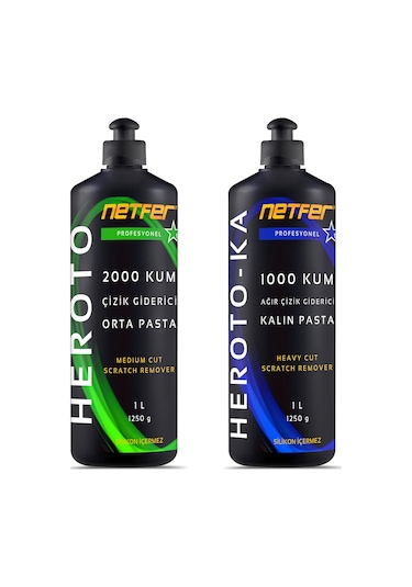 Netfer 2'li Orta Kalın Pasta Set - 2x1 L
