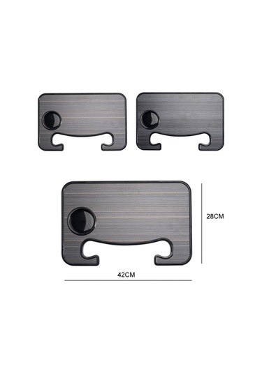 Cbtx Global Direksiyon Abs Masası Dizüstü Bilgisayar Tablet  Araba Direksiyon Tepsisi - Kahverengi+ahşap Doku