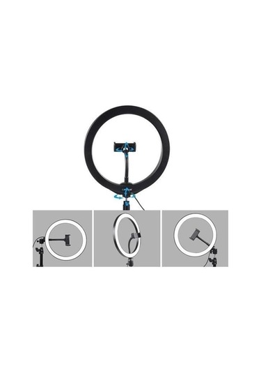 Buffer 8inç 20cm Youtube Instagram Tiktok Selfie Stüdyo Video Fotoğraf Ring Light Tripod Led Halk Renk