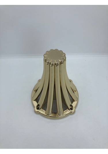 PLASTİK. 12 cm GOLD KAPLAMA, KOLTUK,MOBİLYA,ÜNİTE AYAĞI (4 ADET)
