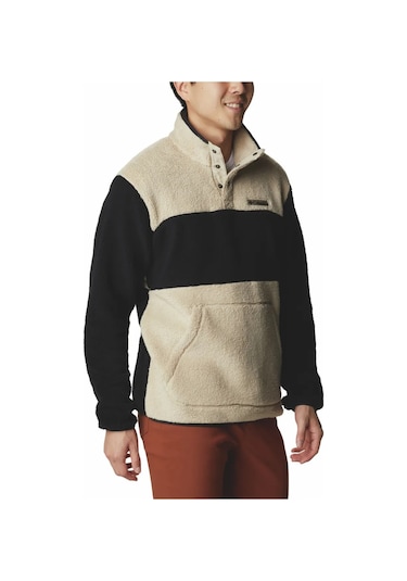 Columbia Am5879-271 Rugged Ridge Sherpa Half Snap Erkek Polar Bej