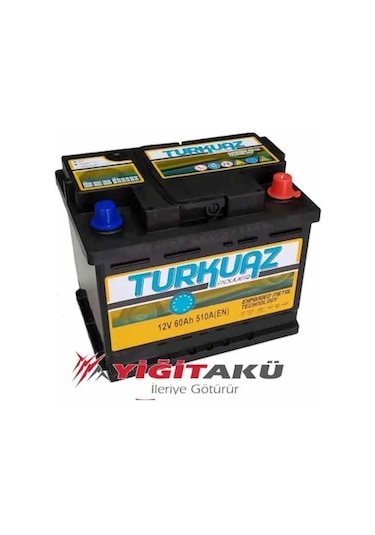 Turkuaz 12 V 60 Ah 510 A Akü