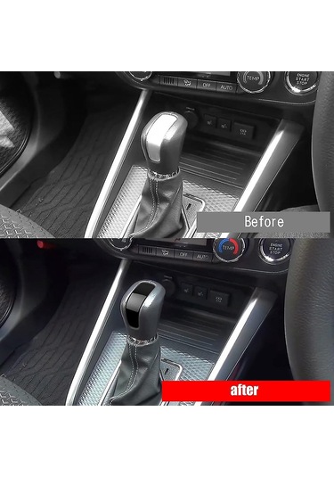 Toyota Raize A200 A210 2019-2022 İçin Karbon Fiber İç Vites Topuzu Kapağı Kaplaması - Kaiyi