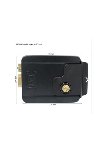 Kale Elektriklii Otomat Butonlu Makaralı 357m Siyah 1 ADET