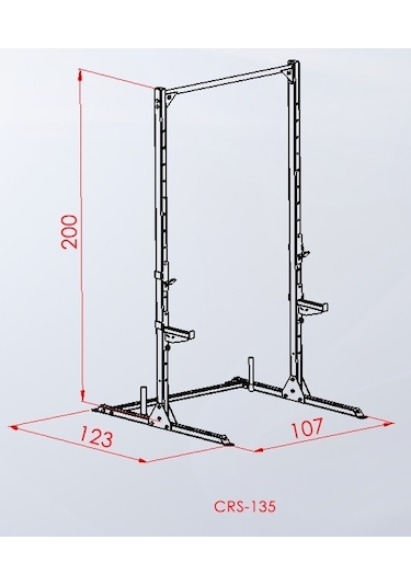 Whiteface CRS-135 Force Squat Rack Çalışma İstasyonu