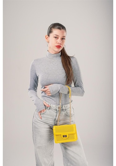 Ççs Kadın 17791 Omuz Ve El Çantası Sarı